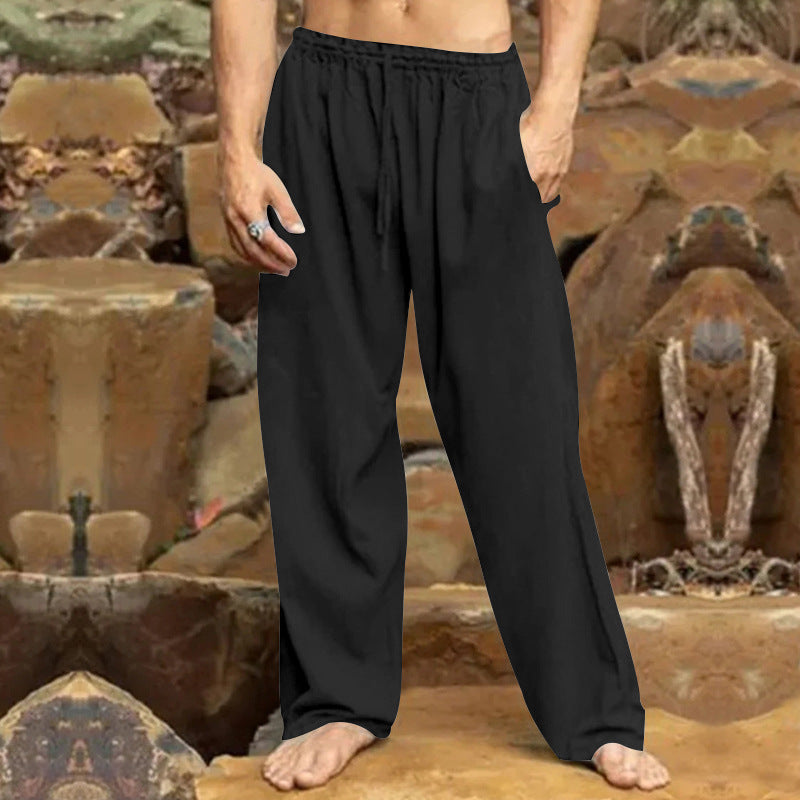 Men's Breathable Plus Size Loose Leisure Sports Trousers