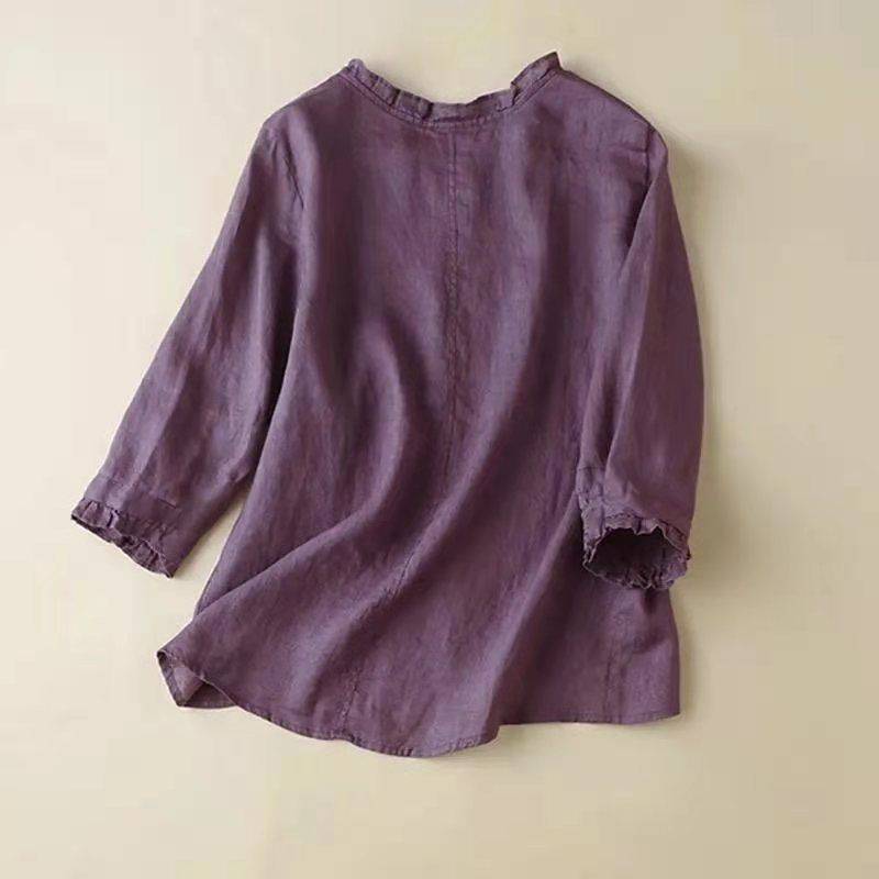 Women's Fashion Versatile Loose Shirt Top