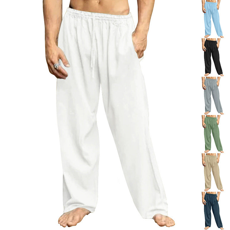 Men's Breathable Plus Size Loose Leisure Sports Trousers