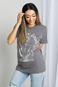 mineB Full Size WILD SOUL Graphic Tee