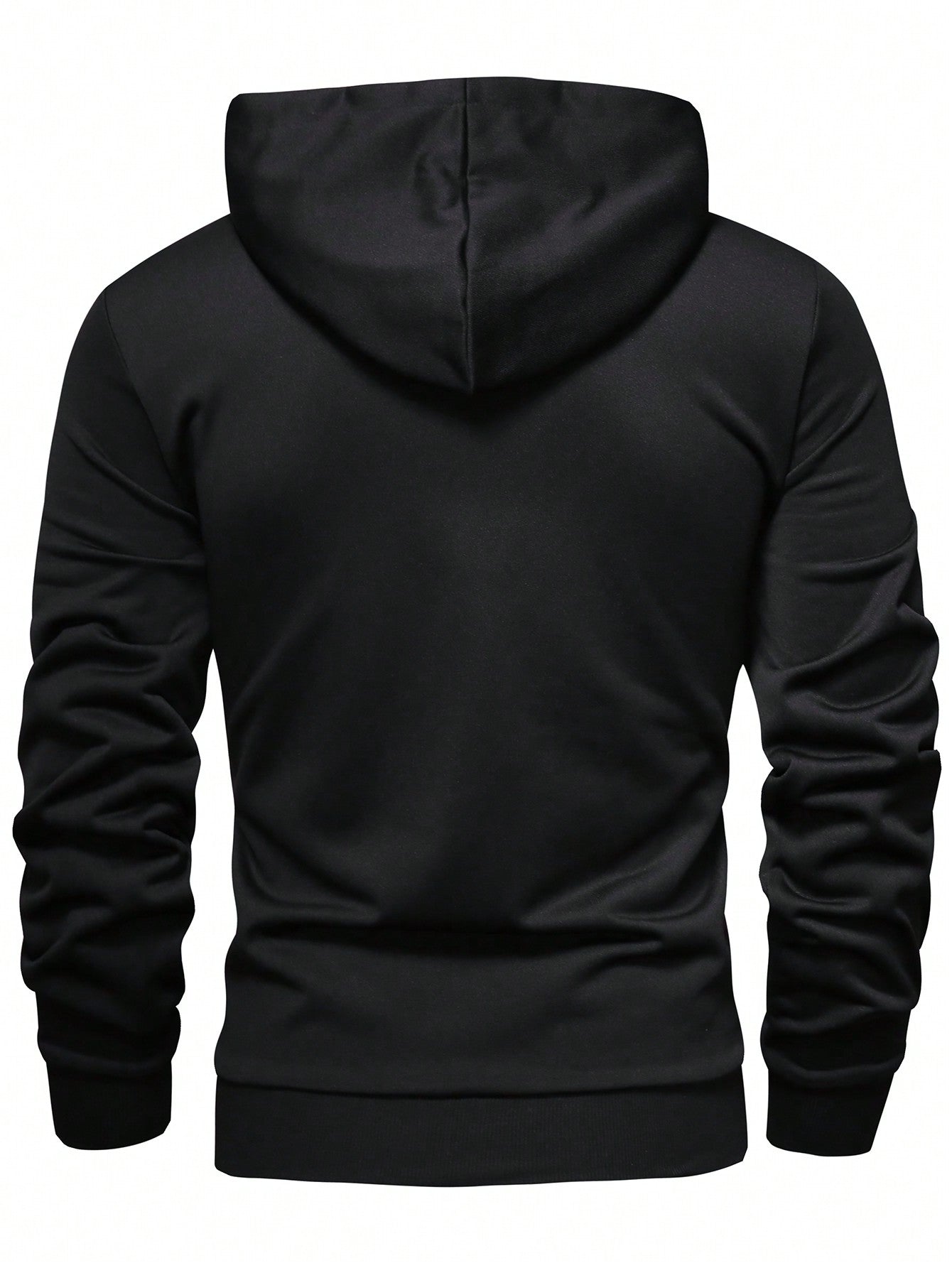 Manfinity LEGND Men Button Detail Hooded Sweatshirt