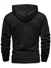 Load image into Gallery viewer, Manfinity LEGND Men Button Detail Hooded Sweatshirt
