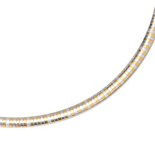 Load image into Gallery viewer, Omega Necklace 16 Inch in ION Plated Yellow Gold
