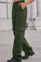 Load image into Gallery viewer, Long Straight Leg Jeans with Pockets
