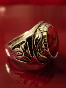 Red Jasper Ring Size 10