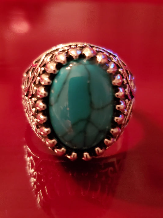 Turquoise Ring Size 9