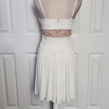 Load image into Gallery viewer, Vintage Sultry White Cocktail Dress Size 7
