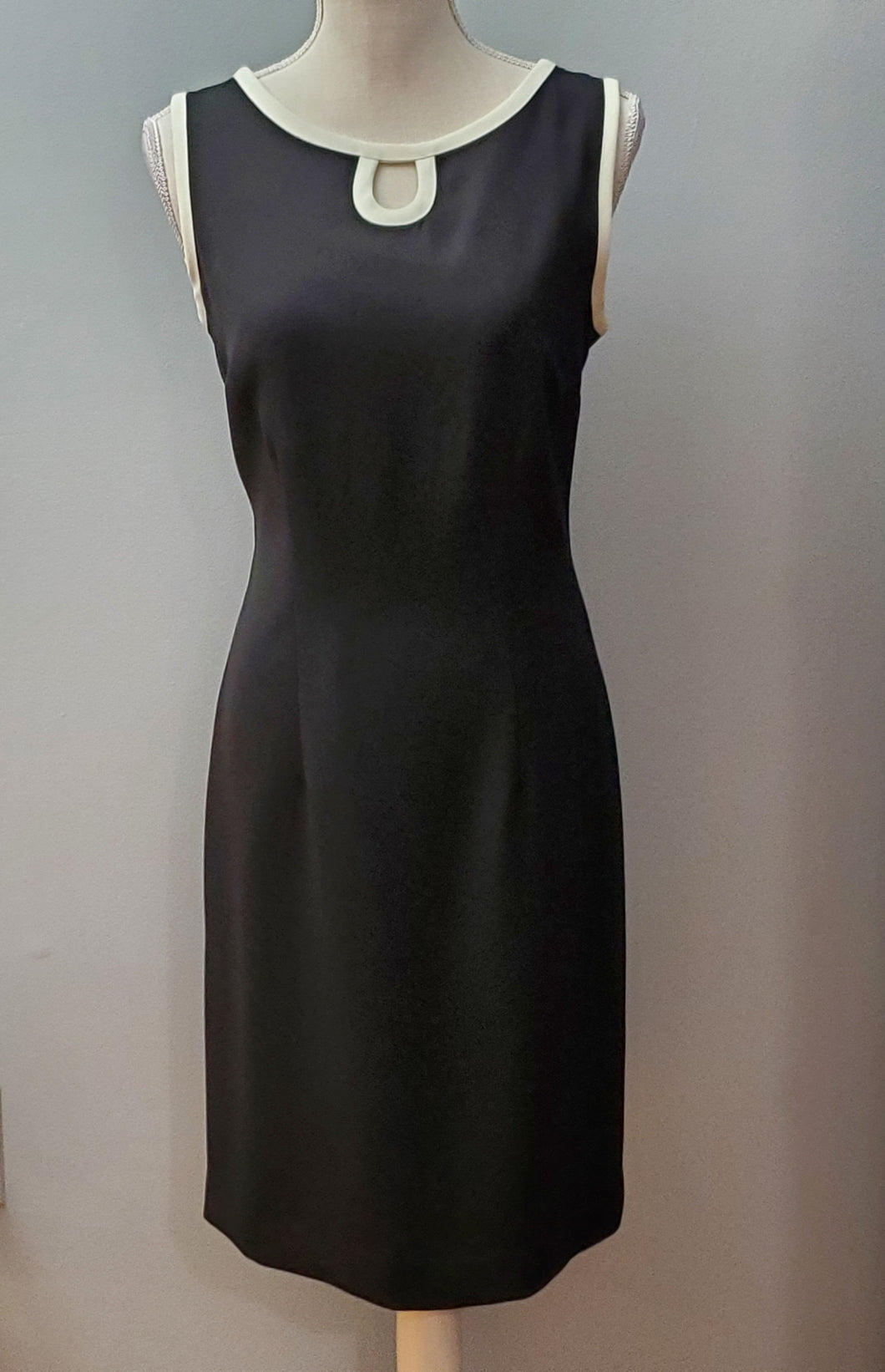 Karen Scott Black Sheath Dress Size 8