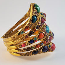 Load image into Gallery viewer, Multi Colored Cuff Bracelet
