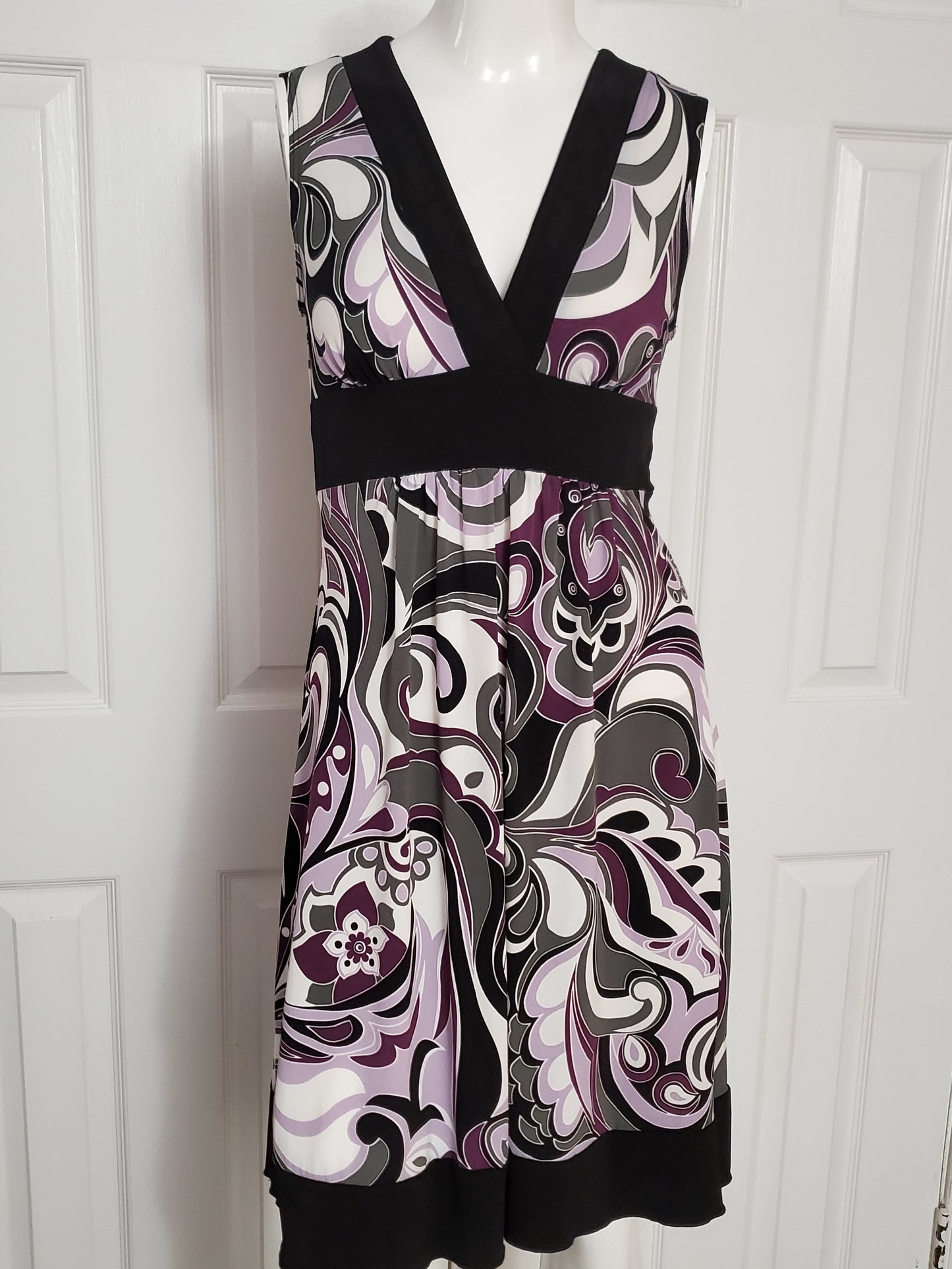 Empire Waist with V Neck Dress Size 2