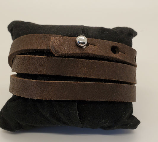 Leather Wrap Bracelet