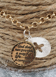 Handmade Spiritual Message Bracelet