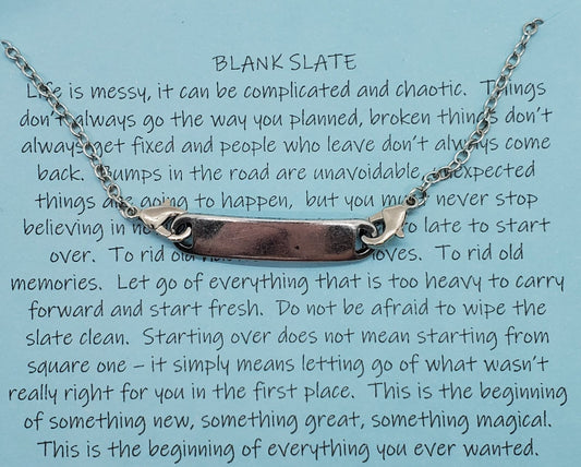 Handmade "Blank Slate" Bracelet