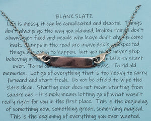 Handmade "Blank Slate" Bracelet