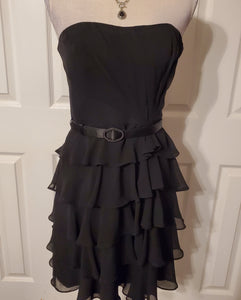 WHBM Ruffled Tiered Cocktail Dress Size 2