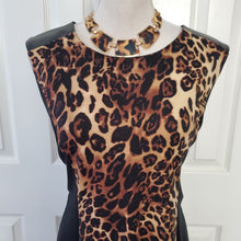 Load image into Gallery viewer, Leopard Print Sheath Dress by Dressbarn
