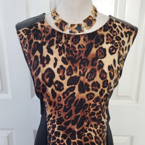 Leopard Print Sheath Dress by Dressbarn