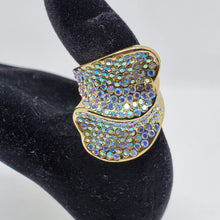 Load image into Gallery viewer, New Aurora Borealis Crystal Wrap Ring
