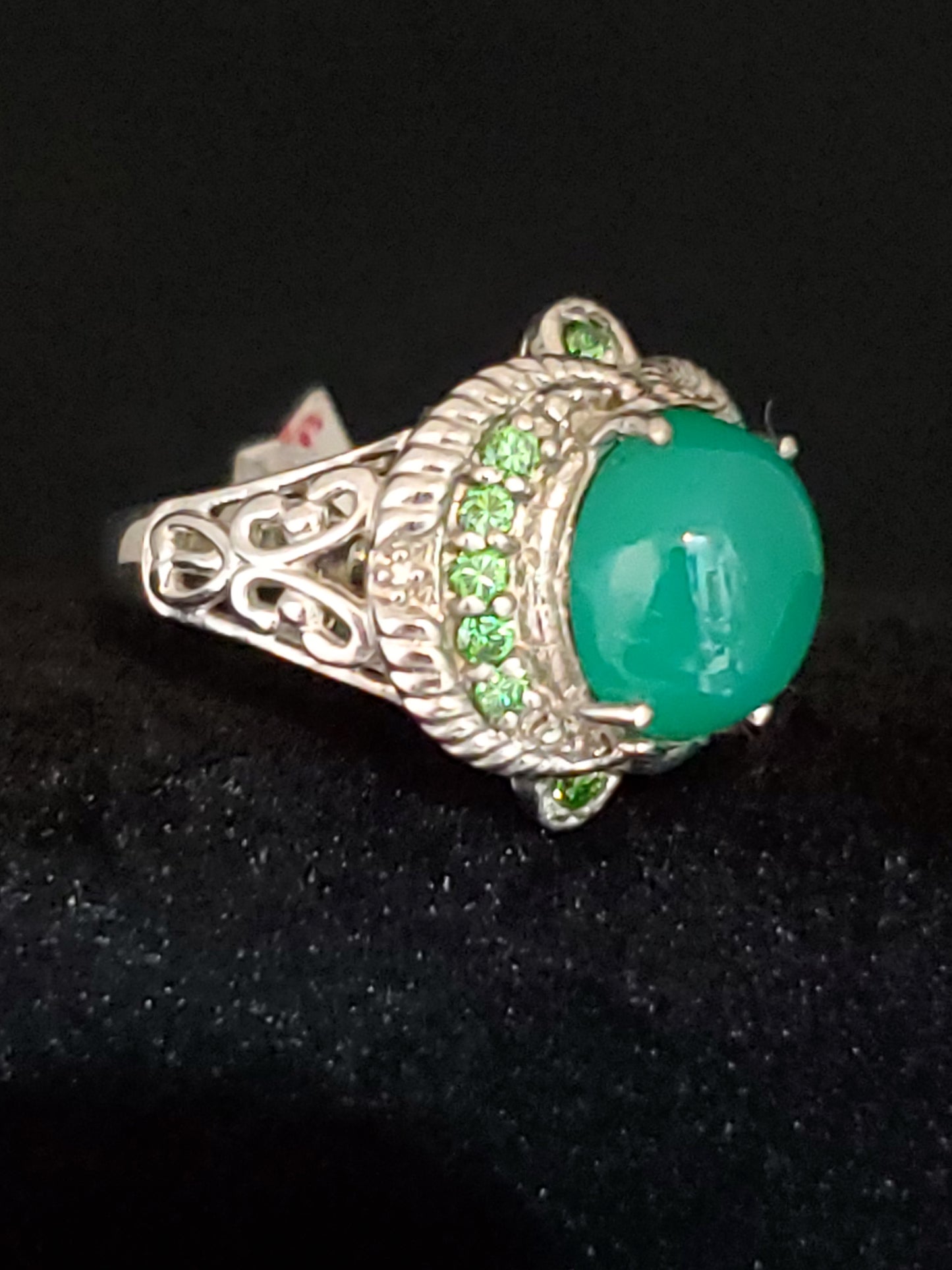 Ring Size 7 Chrysoprase