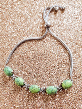Load image into Gallery viewer, Green Howlite Bolo Bracelet 9.50 ctw

