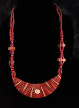 Load image into Gallery viewer, Boho Red Seed Bead Necklace
