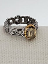 Load image into Gallery viewer, Oval  Brazilian Citrine Ring Size 6
