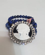 Load image into Gallery viewer, Products Rare Find! Cameo Lapis Lazuli Bracele
