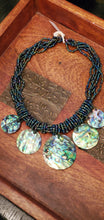 Load image into Gallery viewer, Round Abalone Shell Necklace
