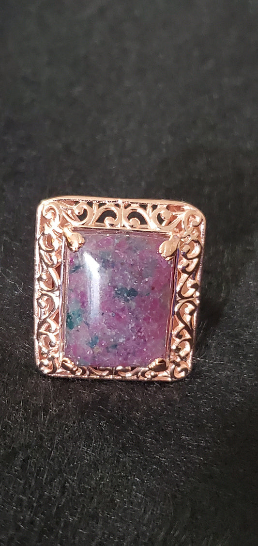 Ruby Grandidierite Matrix Size 7, 8, 9