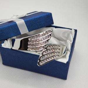 Angel's Wings Cuff Bracelet Gold, Silver, Rose Gold