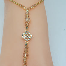 Load image into Gallery viewer, Jeweled Bohemian Ankle Bracelet and Toe Ring
