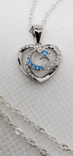 Load image into Gallery viewer, Dear Daughter Blue Topaz Necklace in Sterling Silver
