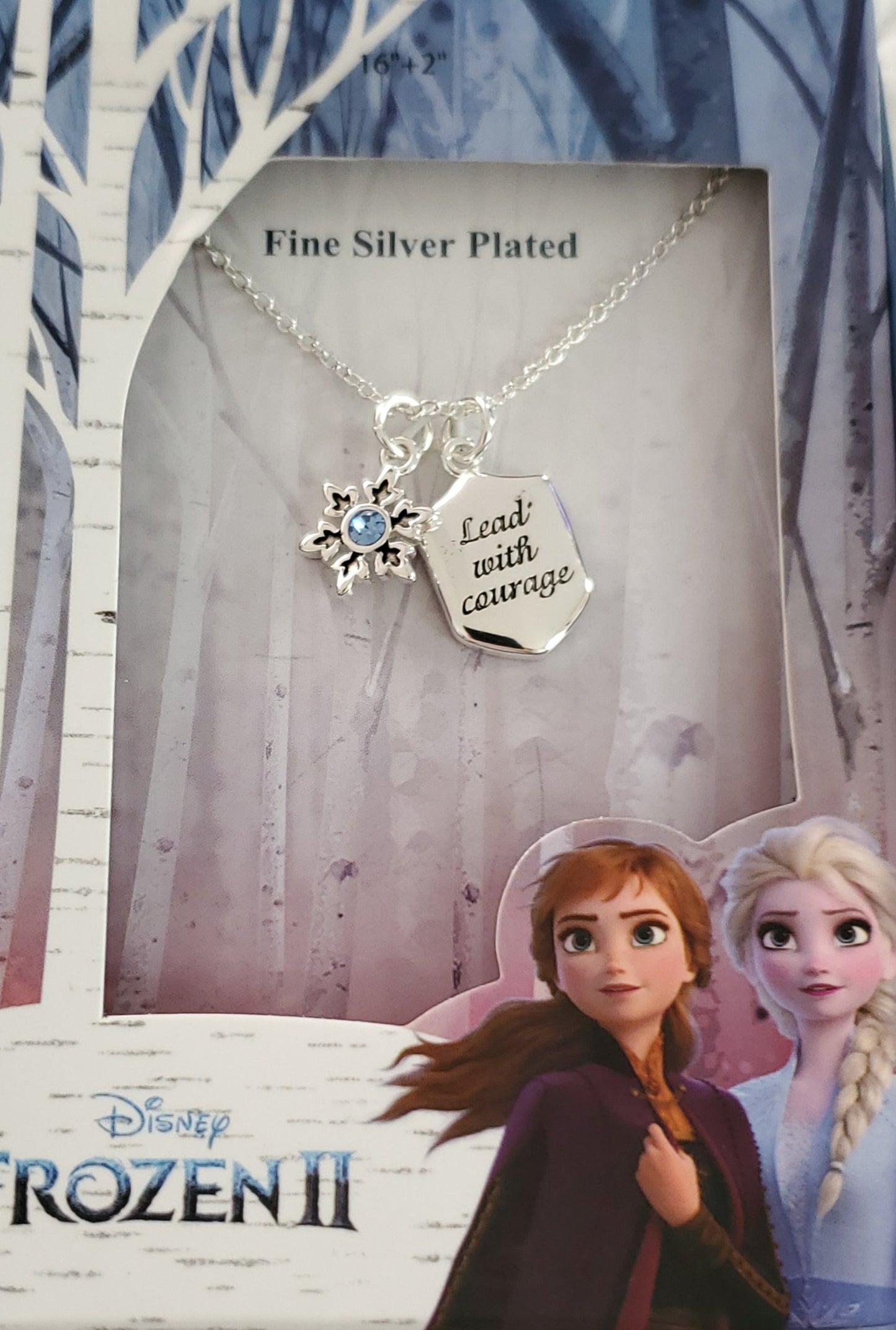 Disney Frozen II "Lead with Courage" Pendant Necklace