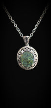 Load image into Gallery viewer, Iridescent Bali Drusy Pendant Necklaces
