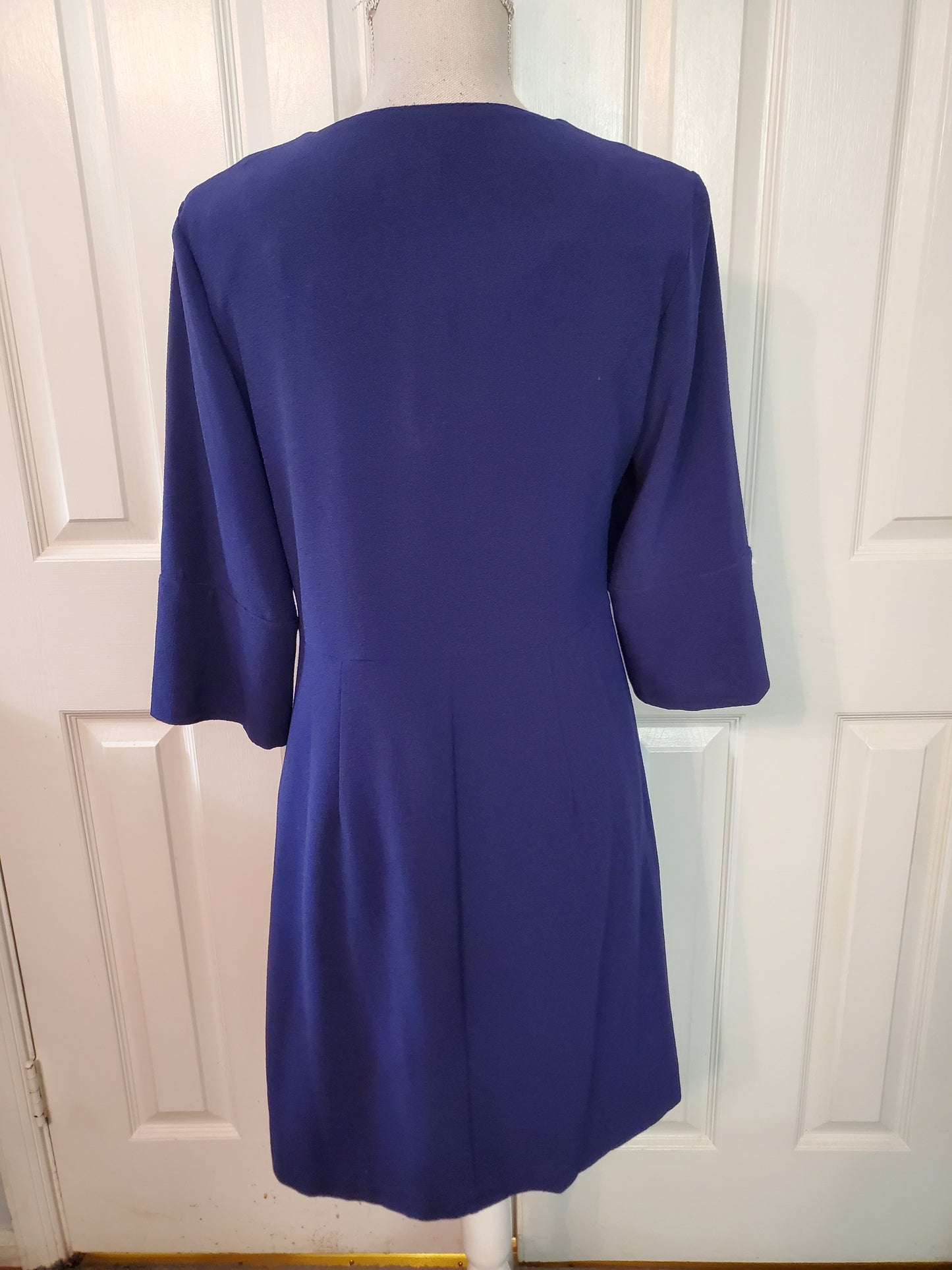 Sapphire Blue A Line Career Dress Size 4