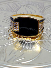 Load image into Gallery viewer, Men&#39;s Black and Gold Ring 9.5, 10, 11
