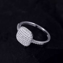 Load image into Gallery viewer, Moissanite Accent Ring in Sterling Silver
