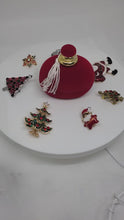 Load and play video in Gallery viewer, Merry Christmas Brooches
