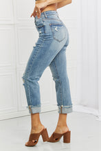 Load image into Gallery viewer, RISEN Full Size Leilani Distressed Straight Leg Jeans
