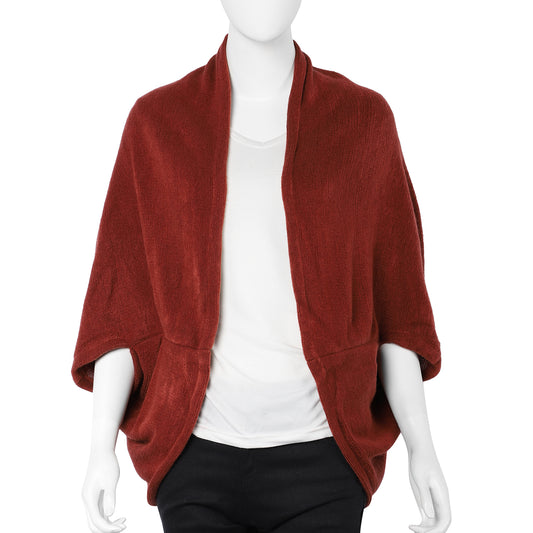 Women's Stunning Burgundy Classic Shrug