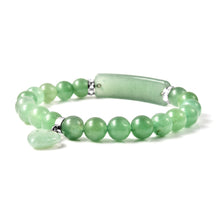 Load image into Gallery viewer, Stylish Green Aventurine and Austrian Crystal Bracelet
