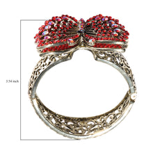 Load image into Gallery viewer, Multi Color Red Chroma Butterfly Bangle Bracelet
