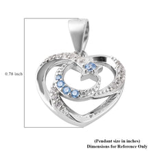 Load image into Gallery viewer, Dear Daughter Gift Box with Aqua and White Diamond Heart Pendant
