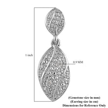 Load image into Gallery viewer, Karis Diamond Accent Dangle Earrings
