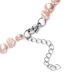 Women's Pearl Stretch Bracelet and Necklace