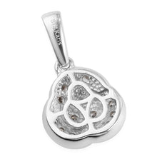 Load image into Gallery viewer, Karis Simulated Diamond Knotted Pendant
