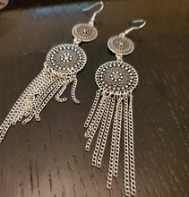 Load image into Gallery viewer, Fringed Drape Earrings
