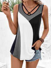 Load image into Gallery viewer, Color Block Tank Top
