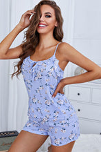 Load image into Gallery viewer, Floral Tied Cami and Shorts Pajama Set
