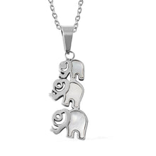 Load image into Gallery viewer, White Mother of Pearl Elephant Stud Earrings and Pendant Necklace
